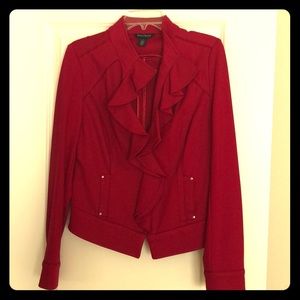 WHBM Stylish red blazer jacket